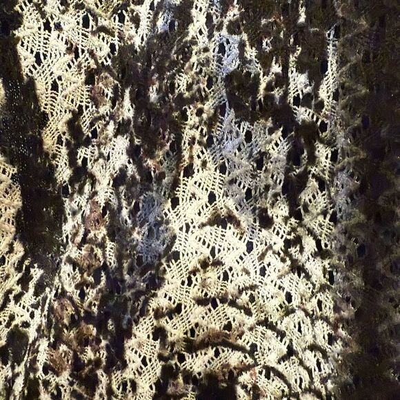 Alberto Makali Solo Tintoreria Blue Pique Knit Cowl Neck top Size M - Picture 4 of 11